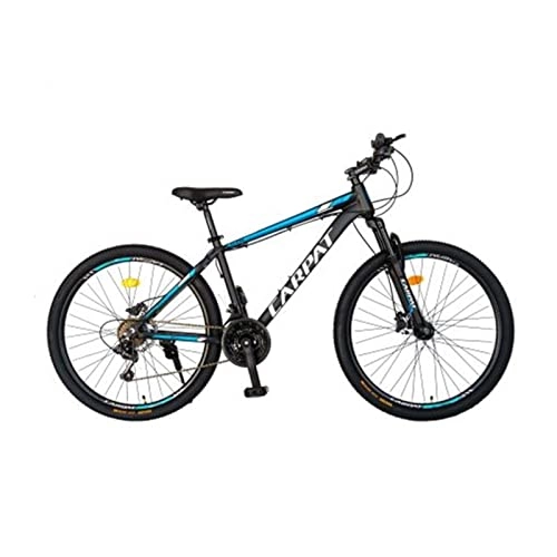 Vélo de montagnes : HGXC Vélo de Montagne avec Fourche à Suspension Cadre en Aluminium engrenage 21 Vitesses Frein à Disque pour vélo Femme vélo Homme (Color : Bleu)