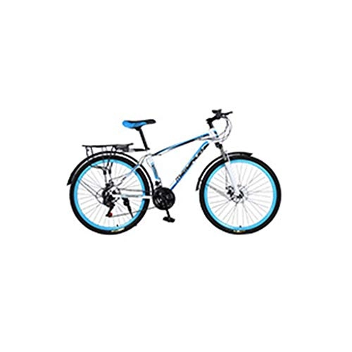 Vélo de montagnes : HXFAFA VTT 26" en acier au carbone avec dérailleur 21 vitesses, suspension à fourche, pour garçons et filles