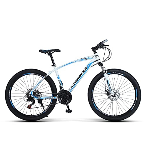 Vélo de montagnes : LHQ-HQ VTT Jeune / Adulte Vélo 24 Vitesse VTT Vélo Double Frein À Disque Chargement 150Kg 26"Roues Plusieurs Couleurs, b