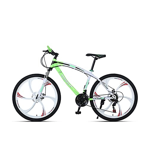 Vélo de montagnes : LHQ-HQ VTT Vélo Adulte 21 Vitesse VTT Vélo Double Frein À Disque Chargement 150Kg 26"Roues Plusieurs Couleurs, d