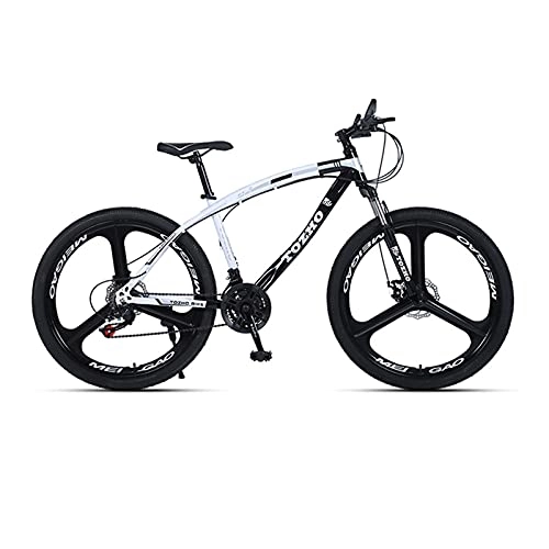 Vélo de montagnes : LHQ-HQ VTT Vélo Adulte 21 Vitesse VTT Vélo Double Frein À Disque Roues 26"Chargeant 150Kg Plusieurs Couleurs, a