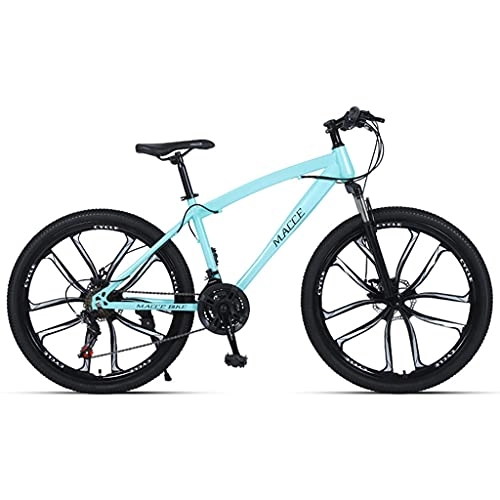 Vélo de montagnes : LHQ-HQ Vélo De Montagne pour Adulte, Roue De 26", 24 Vitesses, Suspension De Fourche, Cadre en Acier À Haute Teneur en Carbone, Vélos VTT Adaptés Aux Hommes / Femmes / Adolescents, Vert