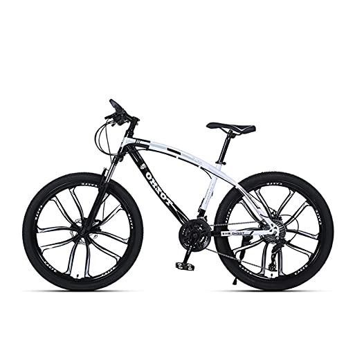 Vélo de montagnes : LHQ-HQ Vélo De Montagne Vélo Adulte 24 Vitesses VTT 26"Roues Vélo Double Frein À Disque Chargement 150 Kg Plusieurs Couleurs, b