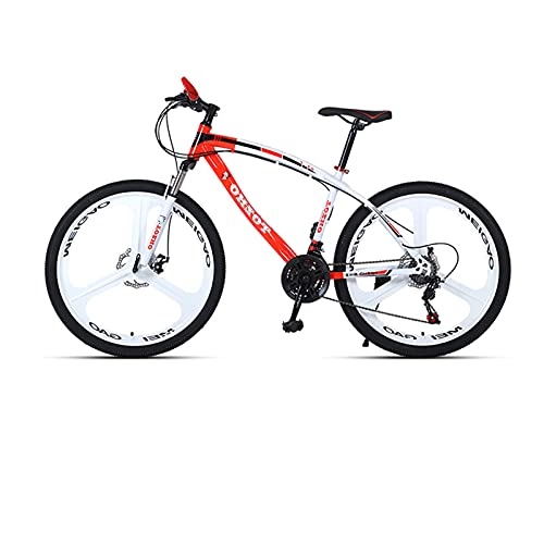 Vélo de montagnes : LHQ-HQ Vélo De Montagne Vélo Adulte 26"Roues 24 Vitesses VTT Vélo Double Frein À Disque Chargement 150 Kg Plusieurs Couleurs