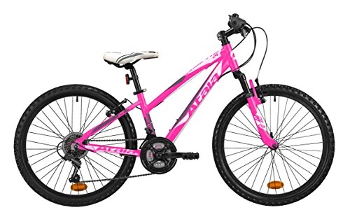 Vélo de montagnes : Mountain Bike de fille atala Race Comp 24, Couleur Rose Fuchsia – Anthracite, indiquée jusqu'à une hauteur de 140 cm