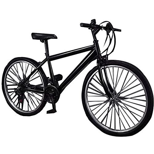 Vélo de montagnes : Mountain Bike Vélo spécial Amortisseur Noir à 21 Vitesses équitation en Plein air vélo d'étudiant de Cross-Country à Vitesse Variable 135, 0 cm * 19, 0 cm * 72, 0 cm
