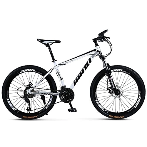 Vélo de montagnes : QCLU Vélo de 26 Pouces de Montagne, Vitesse Variable Adulte MTB Vélos, vélo à vélo de Vitesse Variable for Hommes et Femmes, 21 Vitesses (Color : Black)