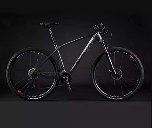 Vélo de montagnes : Qianqiusui La Fibre de Carbone VTT 27 Vitesses, Haute VTT (Size : 27.5-17)