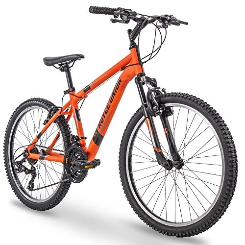 Vélo de montagnes : ROYCE UNION RTT VTT Hombres, Mandarine Mate, 24 inch wheels-15 inch Frame