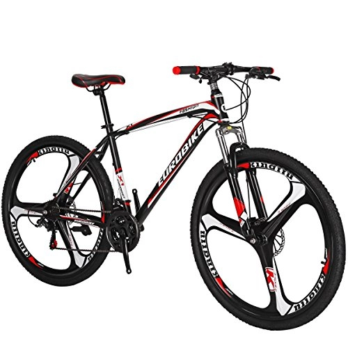 Vélo de montagnes : SL VTT X1 21 vitesses 27, 5" Roues à 3 rayons Double suspension Rouge