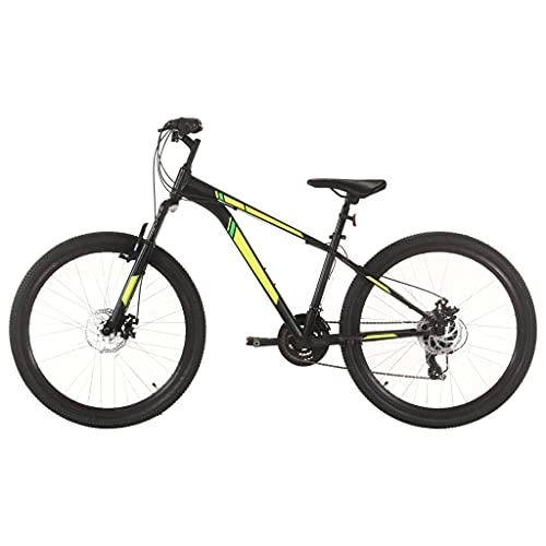 Vélo de montagnes : VTT 21 vitesses 27, 5" Roue 38 cm Noir - Sports Goods Vélo de plein air