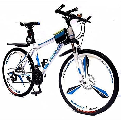 Vélo de montagnes : Vélo de montagne 2021 - 66 cm - 27 vitesses - Dérailleur arrière - Freins à disque avant et arrière - Plus de couleurs - VTT adulte - 24 vitesses - 61 cm