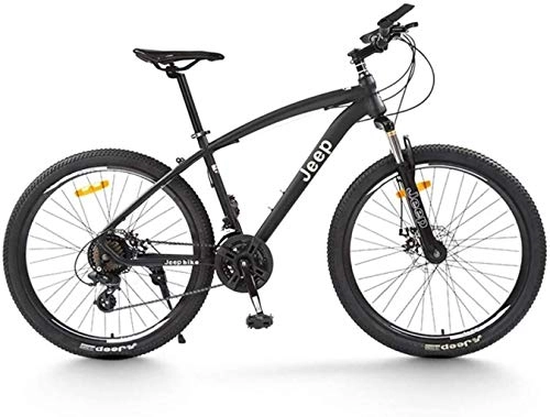 Vélo de montagnes : Vélo de montagne avec pendentif de plafond pour adulte BMX 24" 26" Vélo de montagne 24 / 27 vitesses Vélo de montagne Adulte Double Disque Frein de Vitesse Vélo, Noir , 26 inch 24 speed
