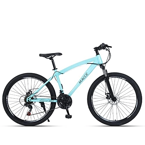 Vélo de montagnes : Vélo de montagne de 66 cm, 27 vitesses, vélo de montagne à double disque antidérapant, une variété de couleurs sont disponibles (24, bleu)