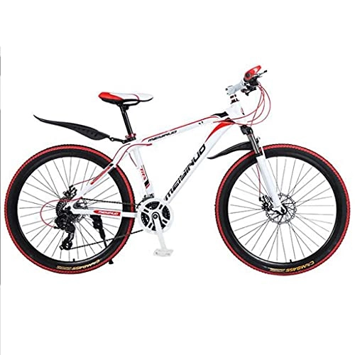 Vélo de montagnes : Vélo de montagne pour adulte et adulte - 26 pouces - Léger - Avec double frein à disque - Cadre en alliage d'aluminium - Pour homme et femme