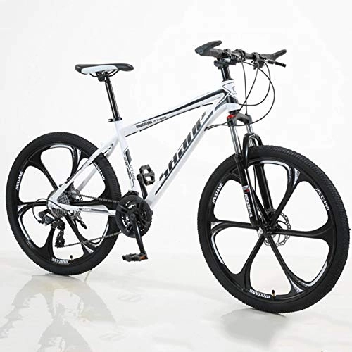 Vélo de montagnes : Vélo de montagne à suspension complète, vélo de montagne à cadre en aluminium extérieur 21 / 24 / 27 / 30 vitesses double vélo de frein à disque, vélo de montagne de frein à disque adulte
