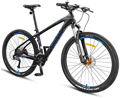 Vélo de montagnes : WANGCAI Hardtail Mountain Bike, 27, 5 Pouces Big Wheels Mountain Trail Bike, for Les Adultes, for Le Sport Travail Voyage randonnée à vélo Out et Le navettage (Color : Blue)