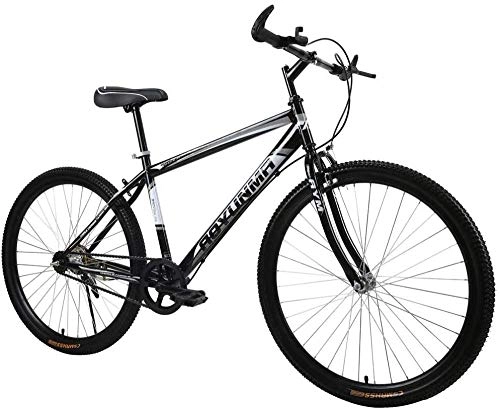 Vélo de montagnes : Wangwang454 26 inch MTB Youth Mountain Bike Youth Bike Carbon-Rich Steel Strong 26 inch Fully Boys-Men Bike Bike Shimano 24 Speed Bike-White