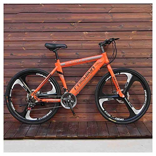 Vélo de montagnes : WJJ Vélos de Ville VTT, VTT en Aluminium Vélos Adultes VTT Hommes VTT Vélo de Route for Femmes 24 Pouces Roues réglable Double Frein à Disque Vélo de Montagne Adulte (Color : Orange, Size : 27 Speed)