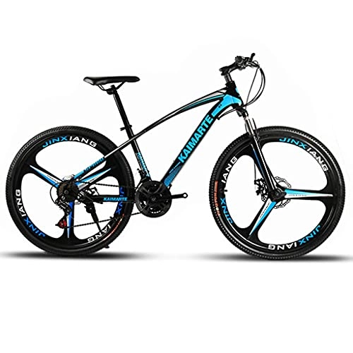 Vélo de montagnes : WYLZLIY-Home Vélo De Montagne VTT Vélo de Montagne VTT Vélo 26" 21 / 24 / 27 Speed ​​Double Frein à Disque Bike Tout-Terrain Bike Vélo De Montagne VTT (Color : Blue, Size : 24 Shimano Speed)