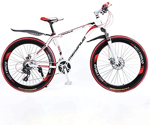 Vélo de montagnes : YANGHAO-VTT adulte- 26In VTT de montagne à 21 vitesses pour adulte, alliage d'aluminium léger en aluminium complet, suspension avant de la roue Bicyclette pour homme, frein à disque FGZCRSDZXC-01