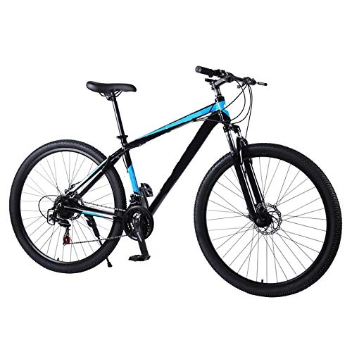 Vélo de montagnes : ZJBKX 24" 27 vitesses variables, double frein à disque de vélo de montagne cadre en alliage d'aluminium pour adulte, étudiant, VTT