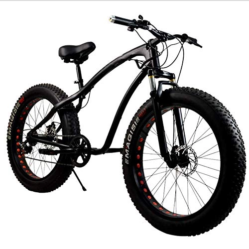 Vélos de montagne Fat Tires : Fat Bikes 2020, Fat Tire Bike Accessories Bicycle Warehouse, Wide Tire Full Suspension Big Fat Tire Mountain Bike 26 '' After 7 Speed ​​High Speed ​​Mountain Snow Bike