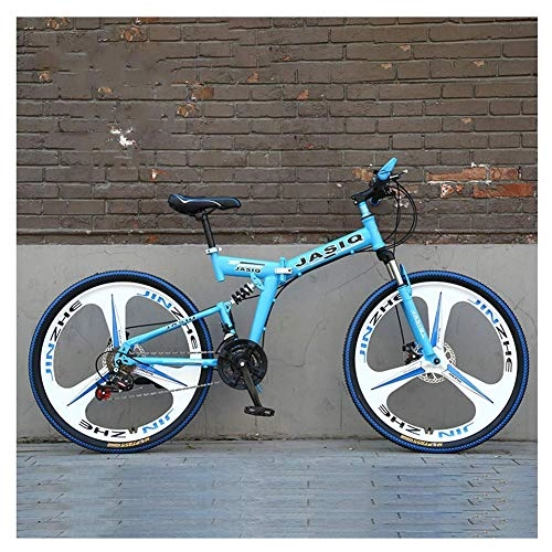 Vélos de montagne pliant : QGL-HQ Sports de Plein air 26 Pouces Vélo de Montagne vélo, City Road Cycliste Damping Hommes VTT Sports Loisirs avec Double Disque de Frein (Taille: 21 Vitesse) Sports de Plein air Mountain Bike