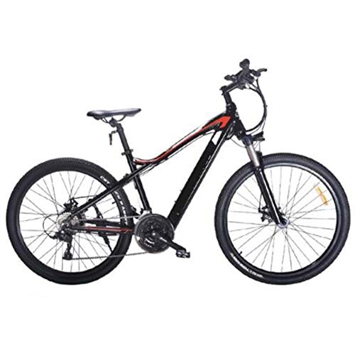 Vélos de montagne électriques : 27.5 pouces Montagne Vélos électriques, 48V500W Affichage LCD Bicyclette 27 vitesses Hommes Femmes Adultes Vélos Sports Loisirs Cyclisme