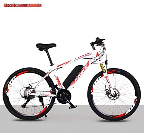 Vélos de montagne électriques : Adulte 26inch lectrique VTT Hommes, 21 Vitesses Plage Snowm lectrique Vlo, Route Vlos lectriques, 36V 10Ah Batterie au Lithium, C