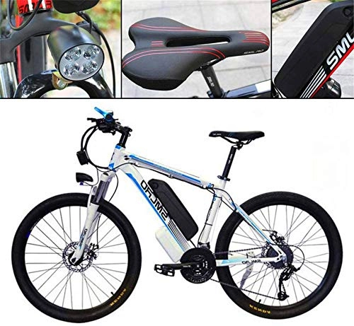 Vélos de montagne électriques : Fangfang Vélos électriques, 26''E-vélo électrique Montagne Bycicle for Adultes extérieur Voyage 350W Moteur 21 Vitesse 13Ah 36V Li-Batterie, Bicyclette