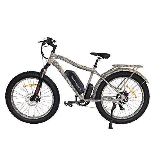 Vélos de montagne électriques : H&G Vélo électrique, 26x4.0 e-Bike VTT 48V10.5AH 1000W MoteurTout-Puissant Vélo Électrique Puissant Adapté aux Hommes et aux Femmes en Déplacement Urbain
