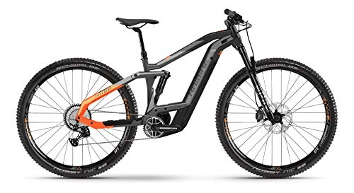 Vélos de montagne électriques : Haibike FullNine 10 Bosch Vélo électrique 2021 (M / 44 cm, Titane / noir / lave)