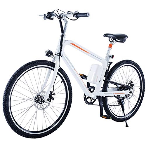 Vélos de montagne électriques : HJHJ Vélo de Montagne électrique Hors Route, Amortisseur de Coussin de vélo électrique de 26 Pouces à pédale de vélo électrique assisté (avec Batterie au Lithium Amovible)