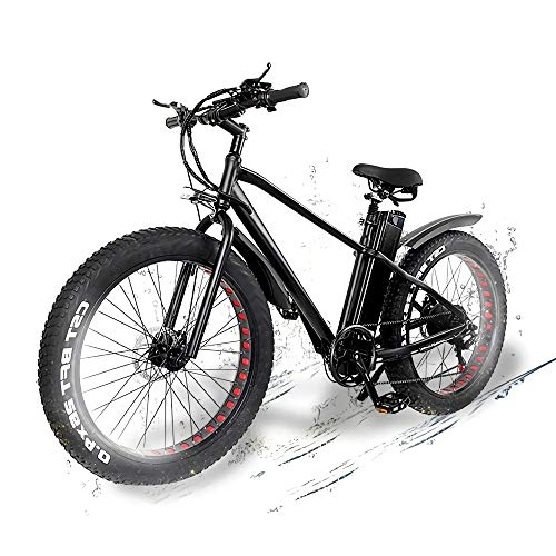 Vélos de montagne électriques : KS26 750W 26'' Vélo Electrique, 4.0 Fat Tire e-Bike, Batterie au Lithium 48V 20Ah avec Batterie Lithium-ION à Grande Capacité