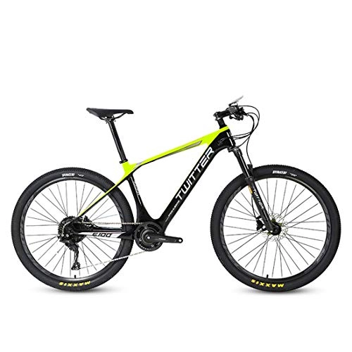 Vélos de montagne électriques : MICAKO Vélo Electrique 27.5" e-Bike VTT 36V Batterie au Lithium de Grande Capacité et Le Chargeur Premium Suspendu et Shimano Engrenage, Batterie Intégrée, 3, 27.5inch*17inch