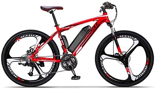 Vélos de montagne électriques : RDJM Vélo électrique, Vélo de Montagne électrique Adulte, Batterie au Lithium 36V, Alliage d'aluminium aérospatial 27 vélos de vélo électrique 26 Pouces Roues (Color : B, Size : 60KM)