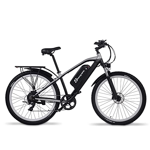Vélos de montagne électriques : Shengmilo M90 Vélo électrique de VTT 29" pour trajets 48 V 17 Ah batterie lithium-ion pour homme tout terrain vélo électrique