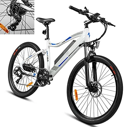 Vélos de montagne électriques : Velo Electrique Maximale de Conduite 33 km / h Vélo de Ville Capacité de la Batterie 11, 6 Ah VTT Adulte Affichage écran LCD, Taille des pneus (660, 4 mm) Freins à Disque mécaniques