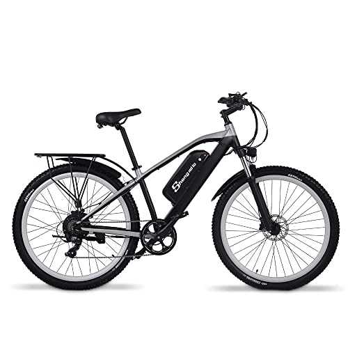 Vélos de montagne électriques : Vikzche Q M90 Vélo électrique de VTT 29" pour trajets 48 V 17 Ah batterie lithium-ion pour homme tout terrain vélo électrique