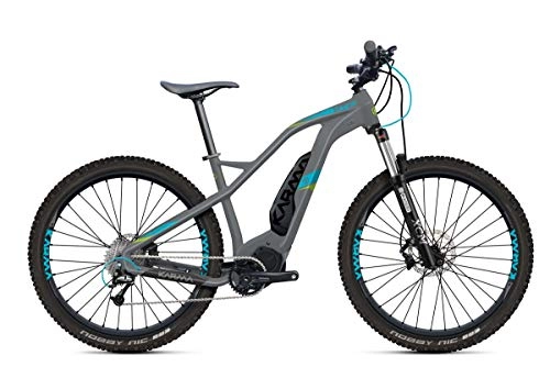 Vélos de montagne électriques : VTT à Assistance Electrique KARMA HT + D9 Boost E7000 Grey Blue Green