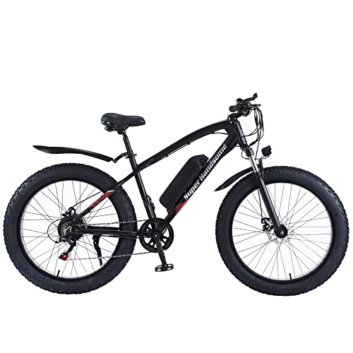 Vélos de montagne électriques : Vélo Électrique Fat Bike 26 * 4.0 Pouces vélo de Montagne pour Adulte Homme Femme