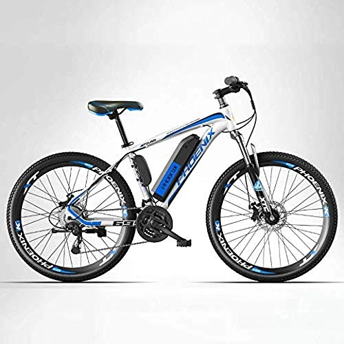 Vélos de montagne électriques : Vélo électrique 26 vélo de montagne pour adultes tout-terrain 27 vélos à vitesse 50 km pure batterie kilométrage batterie au lithium-ion amovible Smart Mountain Ebike-35KM / 70KM_Électrique / hybride