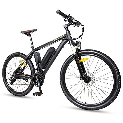 Vélos de montagne électriques : WSHA 26 Pouces VTT électrique 36V 10A Batterie au Lithium vélo électrique avec Grand écran LCD, 21 Vitesses, pour Hommes Adultes Femmes - Chargement 150 kg / 330lbs