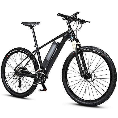 Vélos de montagne électriques : X Voiture électrique Bicyclette de Montagne de Batterie de vélo de Montagne de Batterie au Lithium de Fibre de Carbone de Bicyclette de Voiture électrique Boost 230 km 27, 5 Pouces