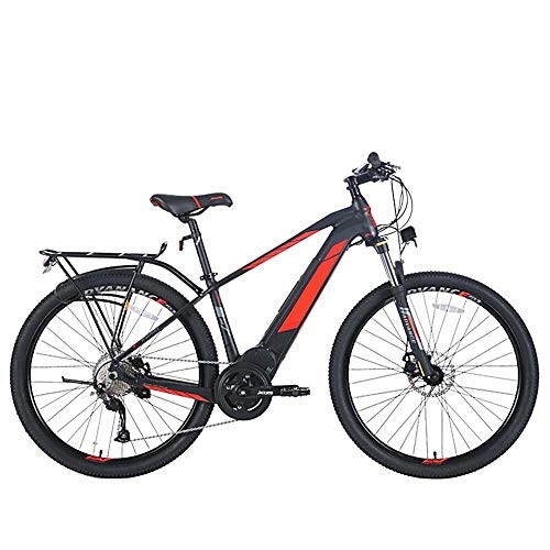 Vélos de montagne électriques : X Vélo de Montagne électrique 500 Batterie au Lithium Cadre en Aluminium Frein de Disque de vélo vélo 9 Vitesses