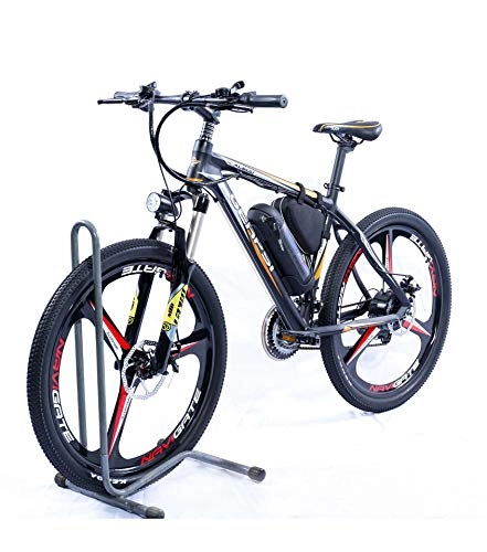 Vélos de montagne électriques : XQJJT Boost Neige électrique vélo électrique VTT 26 * 4.0 Fat Tire 21 Vitesse