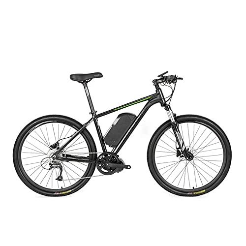 Vélos de montagne électriques : YIZHIYA Vélo Électrique, Vélo de Montagne électrique de 26 Pouces pour Adultes, 48V 10A 350W, Vitesse maximale 25 km / h, 3 Modes de Travail, Vélo de Plein air Déplacements Voyage E-Bike, Black Green