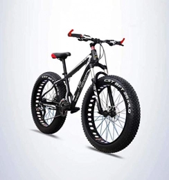 HCMNME Fat Tyre Mountain Bike Bicicletta durevole di alta qualit Adulti Fat Tire Mountain bike, biciclette lega di alluminio Off-Road neve, doppio freno a disco Beach Cruiser biciclette, 26 pollici Ruote Telaio in lega con freni