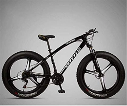 HCMNME Fat Tyre Mountain Bike Bicicletta durevole di alta qualit Mountain Bike della bicicletta for gli adulti, 26 4.0 pollici Fat Tire Bike MTB, Hardtail alto tenore di carbonio della struttura d'acciaio, ammortizzante della f